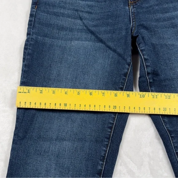 Kut From the Kloth Asher Frayed Cuffed Straight Leg Jeans Size 8 - Picture 10 of 12